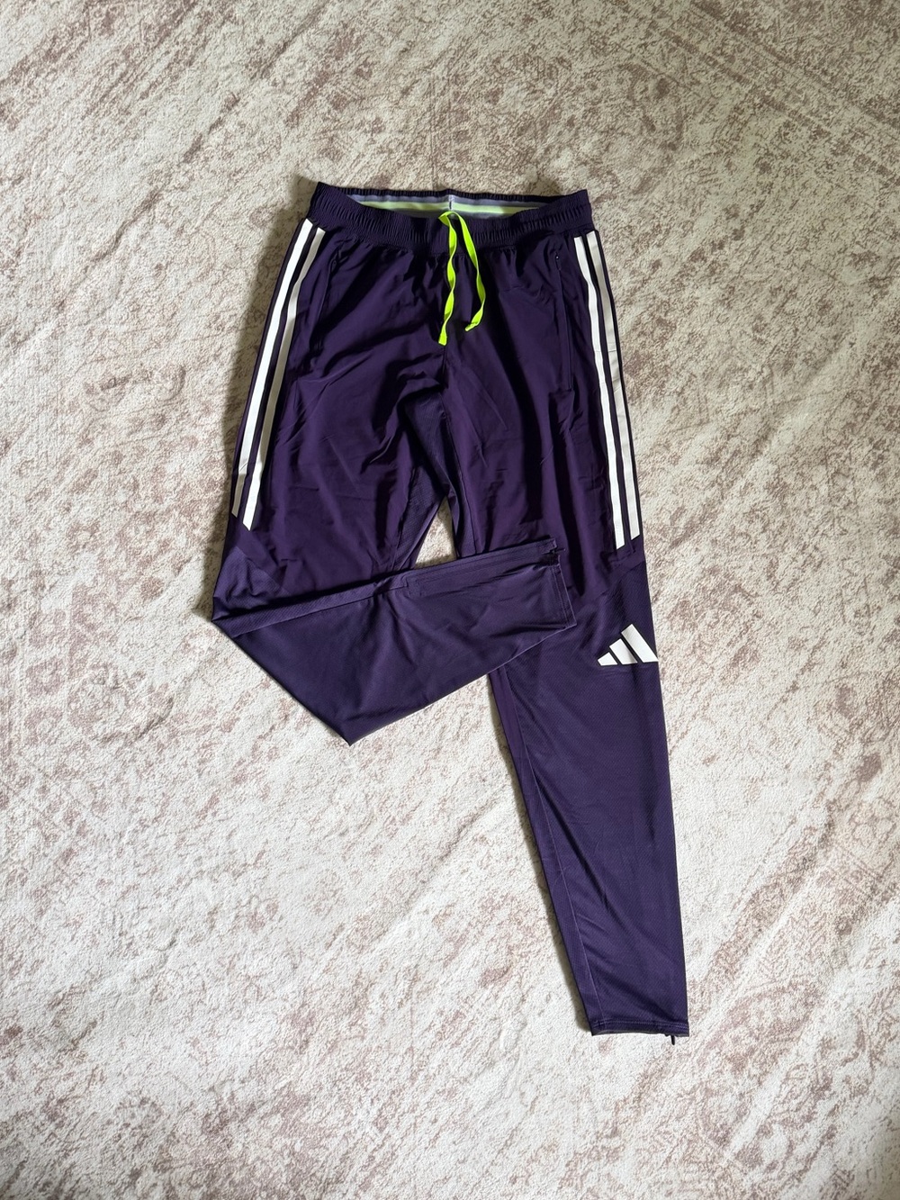 Adidas Women’s Pro Elite Promo Running Pants XS Aurora Plum NEW